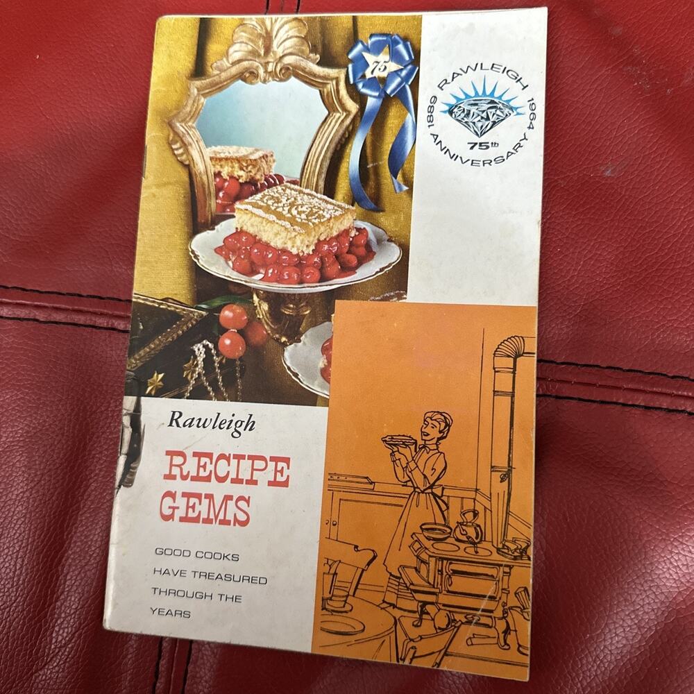 Vintage Rawleigh Recipe Gems Vintage Cookbook 75th Anniversary 1889-1964